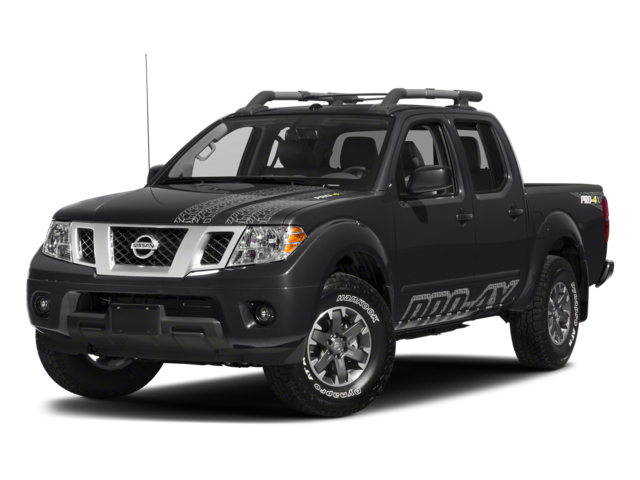 2018 Nissan Frontier PRO-4X in Magnetic Black — front three-quarter view