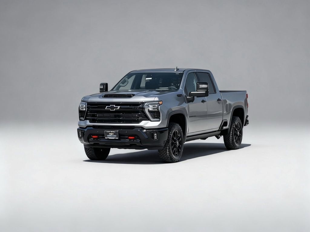 2026 Chevrolet Silverado 2500 HD LTZ in Sterling Gray Metallic — front three-quarter view