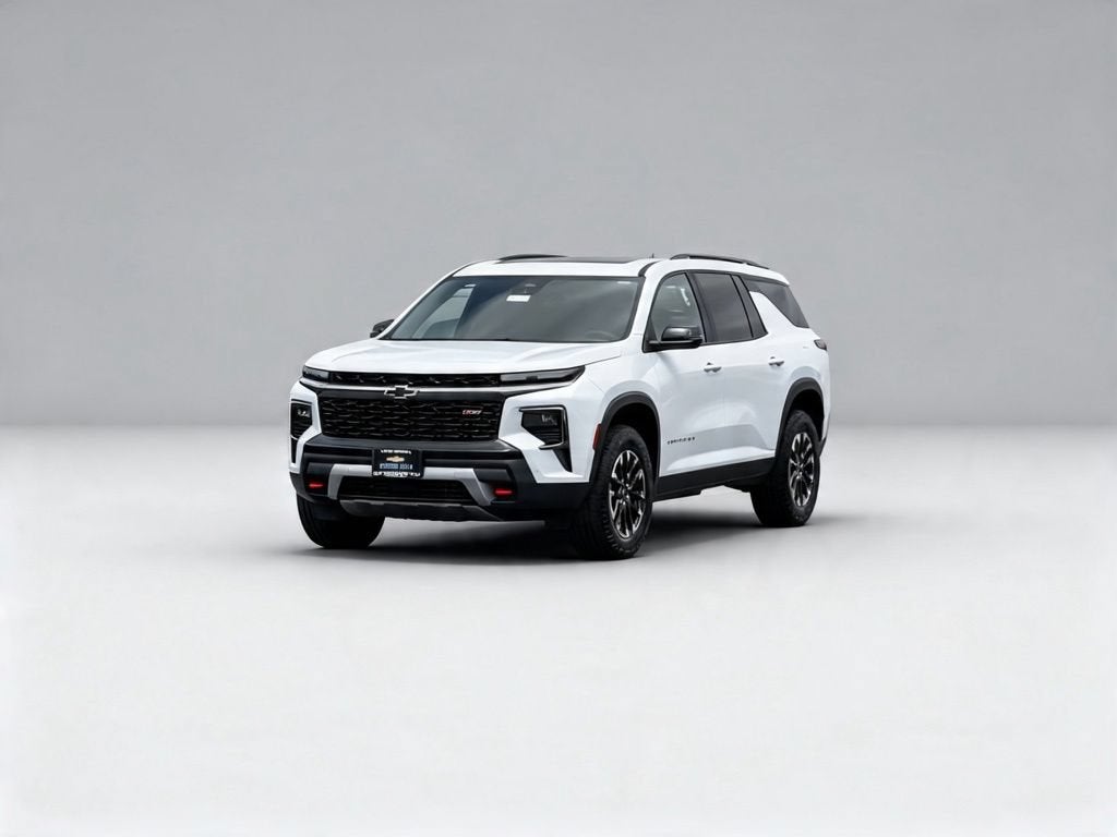 2026 Chevrolet Traverse Z71 in Polar White Tricoat — front three-quarter view