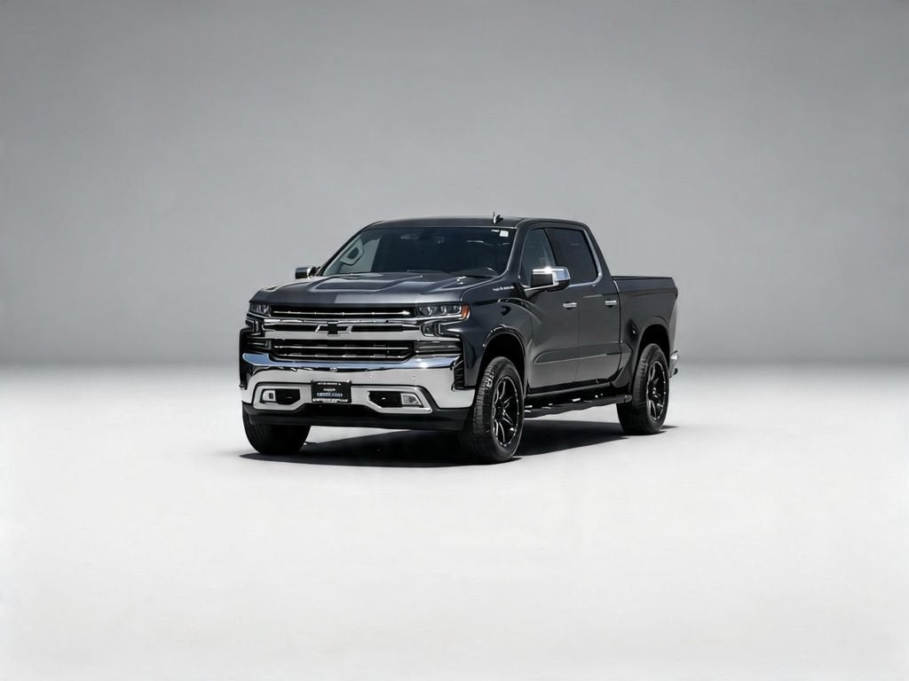 2020 Chevrolet Silverado 1500 LTZ in Shadow Gray Metallic — front three-quarter view