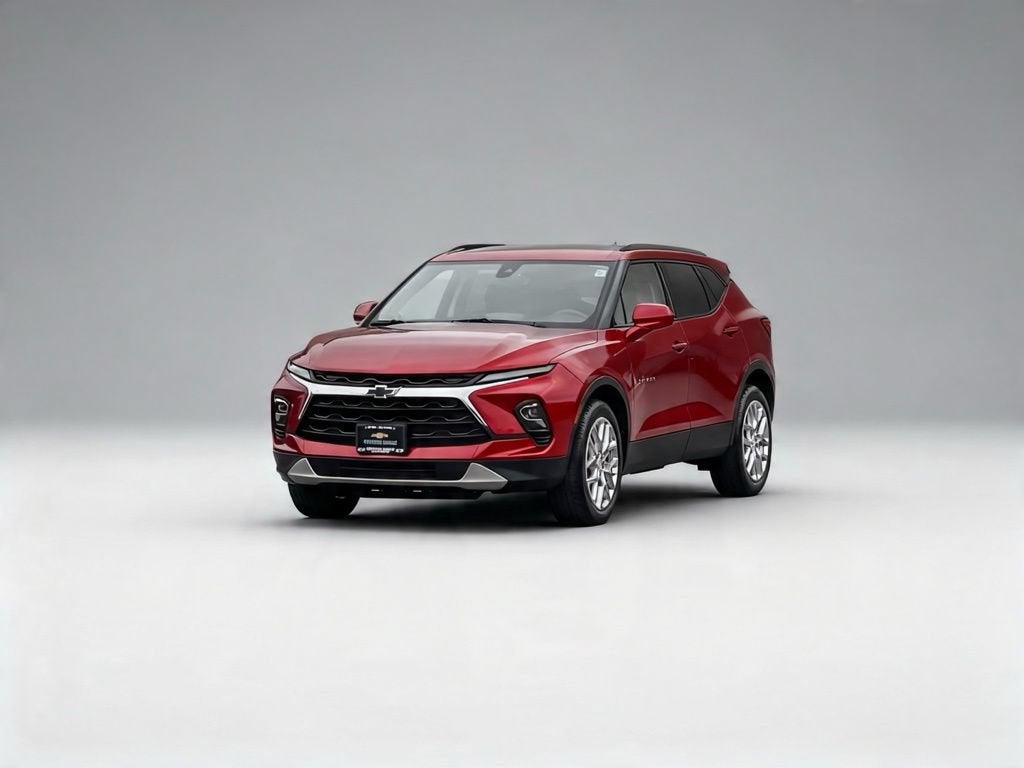 2023 Chevrolet Blazer LT in Radiant Red Tintcoat — front three-quarter view