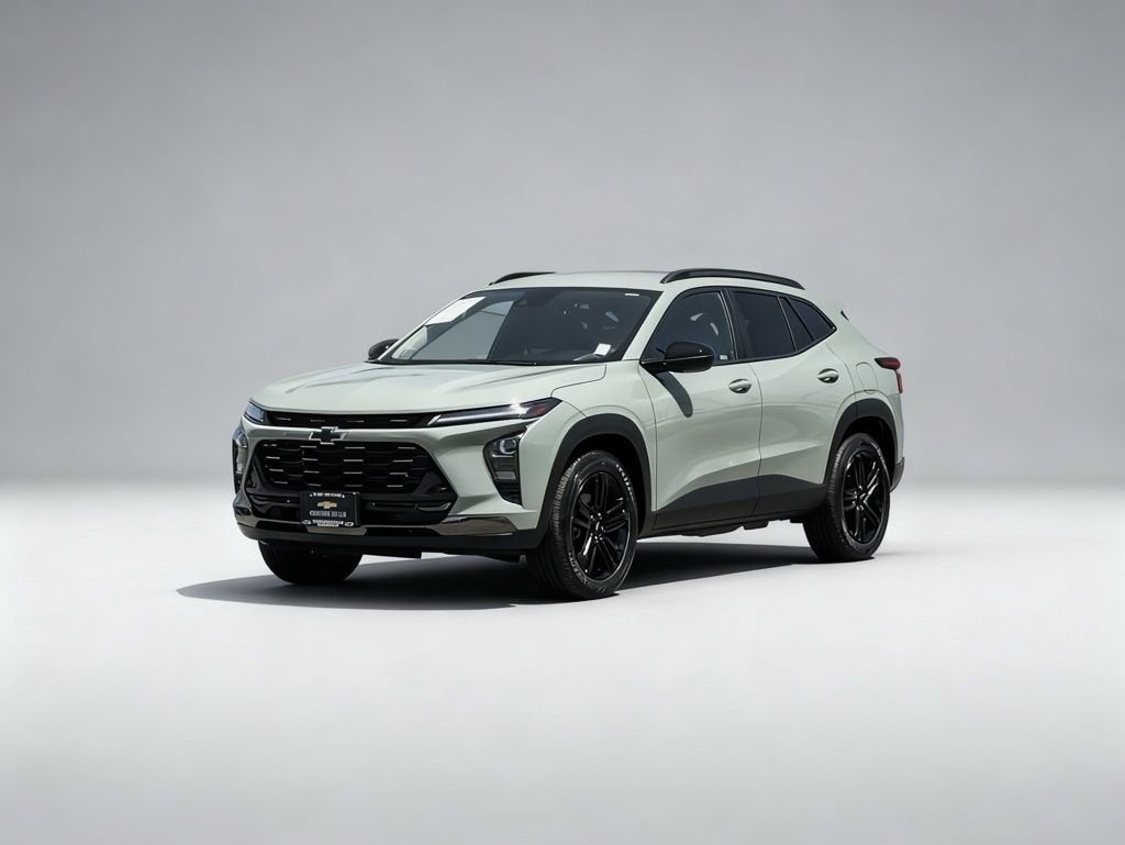 2025 Chevrolet Trax ACTIV in Cacti Green — front three-quarter view